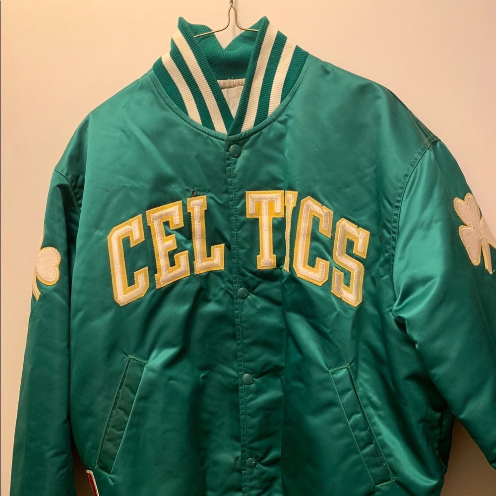 Vintage Celtics Starter Windbreaker Large (Worn)